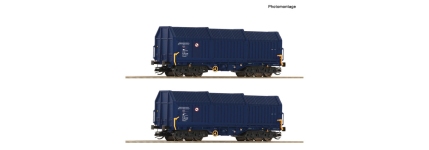 Roco 6680013 - TT - 2-tlg. Set Teleskophaubenwagen, ZSSK Cargo, Ep. VI
